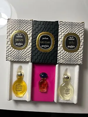 Vintage Nib Eau De Toilette & Parfum Parure Nahema Jicky Guerlain Paris Samples • $200