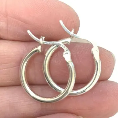 Genuine 925 Sterling Silver Earring Hoops Wires Hooks Jewellery Findings S4 • £18.95