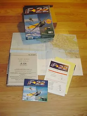 IF-22 With Map & Flight Manual   BIG BOX  PC Cd-rom • $4.42