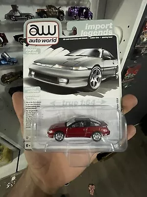 Auto World 1990 Mitsubishi Eclipse GSX ULTRA RED CHASE!! 1st Release!! • $70