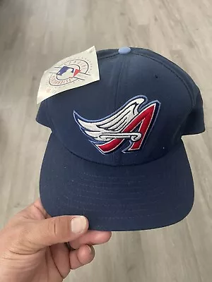 NWT Vintage Anaheim Angels Wings Logo New Era Snapback Hat Disney Logo • $69.99