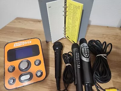 SingTrix Karaoke System Voice Effects Processor & Microphones Parts Only • $50