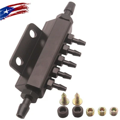 $16.14 • Buy 5 Port Car Vacuum Block Intake Manifold Fuel Gas Wastegate Turbo Boost Universal