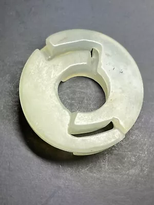 Chinese Ming Dynasty Taoist Philosophy Scholar/s Ring Jade Amulet / Paperweight • $450