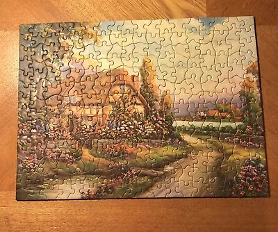 Vintage Tuco Interlocking Picture Puzzle Complete Name ( A COZY COTTAGE)  • $9