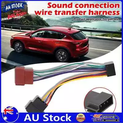 AU For KENWOOD 16 Pin ISO Wiring Harness Connector Adaptor Car Stereo Wire Loom • $8.89