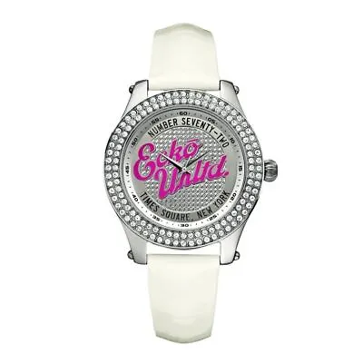 Women's Watch Marc Ecko E10038M2 Case 39 MM Crystals Bright White And Pink • £141.67