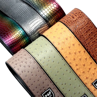 $22.84 • Buy For Acoustic Electric Guitar Bass Guitar Strap Black/Brown/Silver/Green/Khaki
