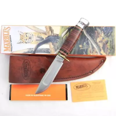 MARBLE'S USA 2002 IDEAL Hunting Knife Orig Sheath; Unused NIB W Papers • $249.95