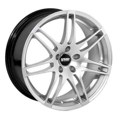 (1) 18  VMR Wheels V708 19x8.5 Et45 +45 Offset | 5x112 57.1 Bore | Hyper Silver • $135.53