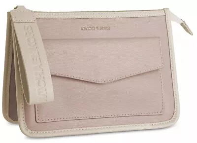 Michael Kors Pink Cream Trousse Bag Wristlet + Dust Bag • $31.49