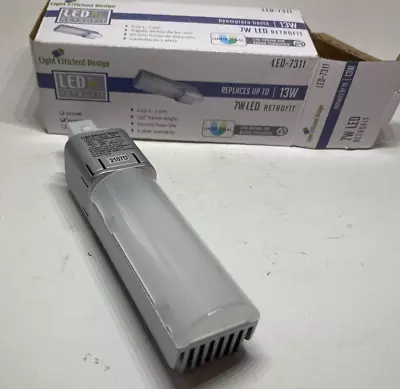 Light Efficient Design LED-7311-35K-G2 7 Watt LED Lamp 3500K (2 Pin G23-2 Base) • $9.95