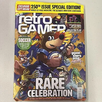 RETRO GAMER Magazine GUIDE Classic GAMES No 250 SPECIAL EDITION Rare Celebration • $18.99