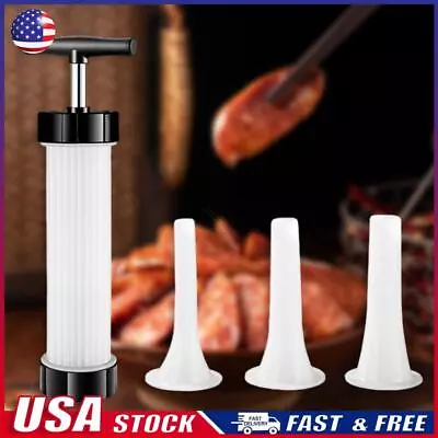 Manual Homemade Sausage Stuffer Quick Sausage Filling Sausage Syringe Portable • $9.49