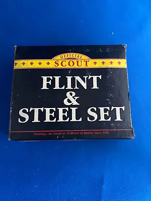 $19.99 • Buy Vintage Collectible Boy Scouts Of America Flint And Steel Fire Starter Kit