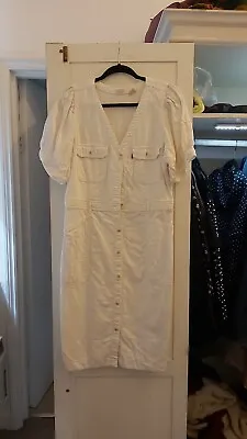 £30 • Buy Levi's White Denim Dress