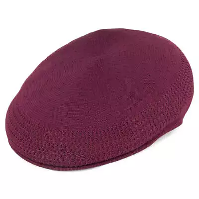 Kangol Tropic 504 Ventair Flat Cap - Burgundy • £49.95