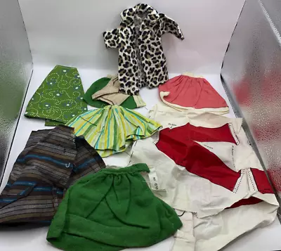 Vintage Barbie Cut And Sew Doll Clothes Sewing Handmade Skirts Green Used Lot C • $19.99