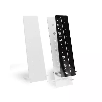 Minimalist Earring Display Stand Acrylic Stud Earring Holder Jewellery Rack • £6.65