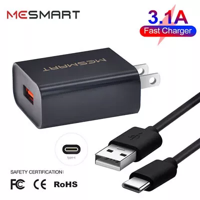 For Motorola Edge+ G Play 5G Fast USB Wall Charger With Type C Charging Cable • $15.99