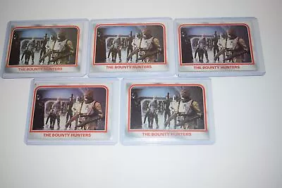 Empire Strikes Back 1980  Star Wars Lot Of 5 - Bounty Hunters-  Topps   (etk68) • $11.25