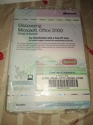 Discovering Microsoft Office 2000 Small Business- New Sealed • $15