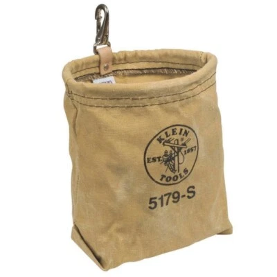 KLEIN TOOLS Electrician Canvas Multi Purpose Tool Belt Pouch Bag 5179S (NEW) • $21.40