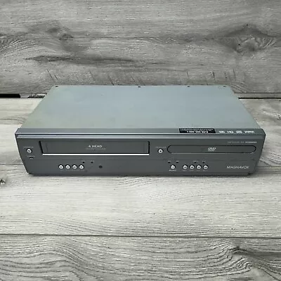 Magnavox DVD VHS Combo Player DV220MW8 4-Head VCR Recorder Tested -No Remote- • $59.95