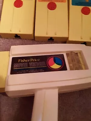 VintageFisher Price Movie Viewer &  Cartridges • $16.50