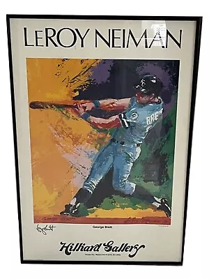 George Brett Autographed LeRoy Neiman Framed Art Print - Player's Closet Project • $549