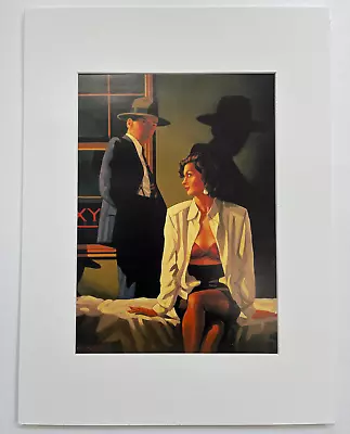 £18 • Buy Jack Vettriano MOUNTED Print -  The Same Old Game  16  X 12  *Rare*