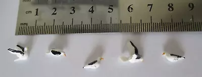 £3.65 • Buy Model Railway Scenery Hand Painted Birds Seagulls 00 Gauge