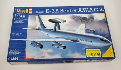 VTG Revell Boeing E-3A Awacs 1/139 Scale Plastic Model Kit W/ Nato Decal 1:144 • $35