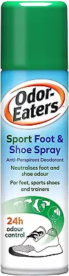 Odor-Eaters 24 Hour Odour Destroying Antiperspirant Foot And Shoe Spray For 150 • £7.04