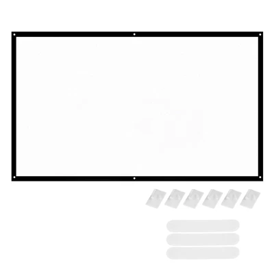 $17.29 • Buy 60  Portable Foldable Projector Screen  16:9 Projection Indoors Outdoors H6C5