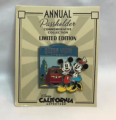 Disney Annual Passholder Commemorative Collection CA Buena Vista LE3000 Pin. New • $18.99