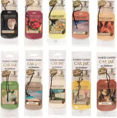 Yankee Candle - Carjar - Paperboard - Many Scents - Designer Air Freshner - New • $6.71