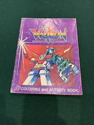 Voltron Defender Of The Universe Coloring Activity Book Vintage 1985  • $5