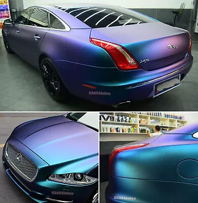 Air Free Entire Car Wrap Pearl Metal Satin Matte Sparkle Chrome Vinyl Sticker US • $4.34