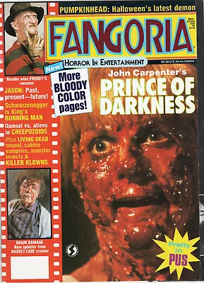 Fangoria Magazine #69 (1987) Prince Of Darkness Friday The 13th 3 Poster VF/NM • $14.95