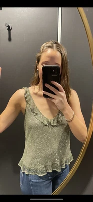 $50 • Buy Scanlan Theodore Tinsel Tule Top