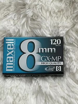 Maxell 8mm GX-MP High Quality 120 Camcorder Video Cassette Tape New Sealed NOS • $4.99