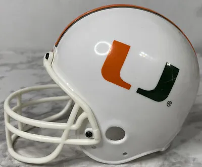 Miami Hurricanes Riddell Pocket Pro Traditional Style Football Helmet UM Small • $6.99