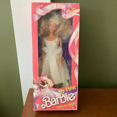 Vintage 80s Mattel My First Barbie Ballerina #1280 (1988) NRFB • $14.99