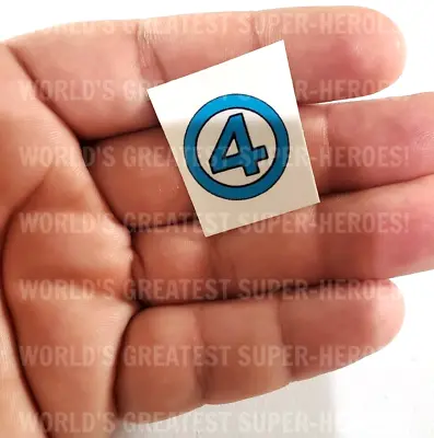 Mego Mr Fantastic Emblem Vinyl Pre-Cut Reproduction For WGSH 8” Action Figure • $8.99