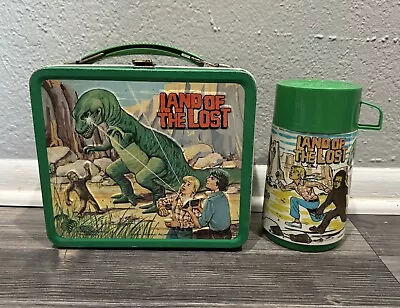 Land Of The Lost Lunchbox Vintage W/ Thermos 1975 Lunch Box VERY NICE CONDITION! • $349.99