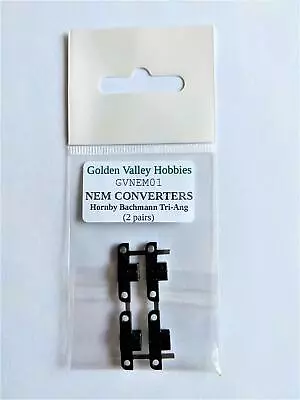 Conversion NEM Pockets For Bachmann Hornby Tri-Ang (2 Pairs) • £6