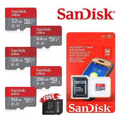 Micro SD Card SanDisk Ultra 256GB 1TB  Memory Card AU STOCK Class 10 Uhs-1 • $11