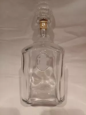 Jack Daniels Rare Etched Tennessee Whiskey 1 Litre Empty Bottle Decanter • £37.99