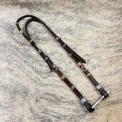 Vintage Fixed Ear Handmade Slide Buckle Headstall • $193.75